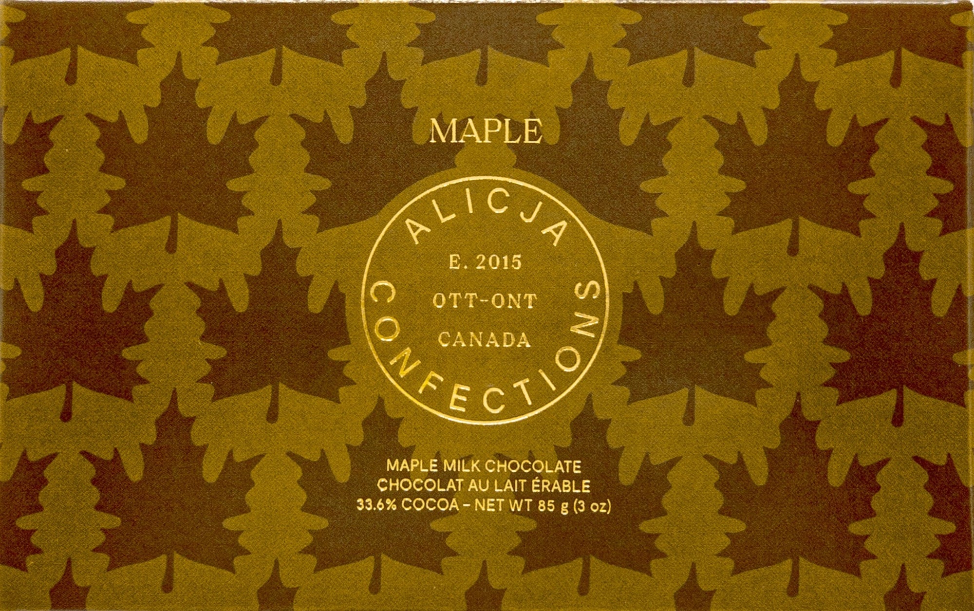 Maple • Maple 33.6% Milk Chocolate
