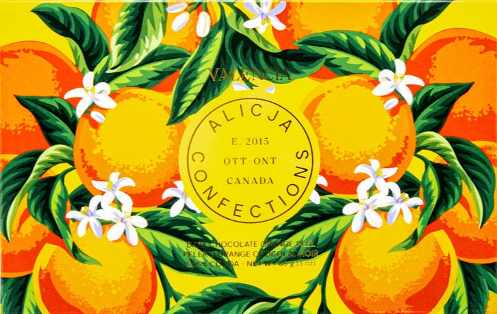 Valencia • Candied Orange Peel 54.5% Dark Chocolate