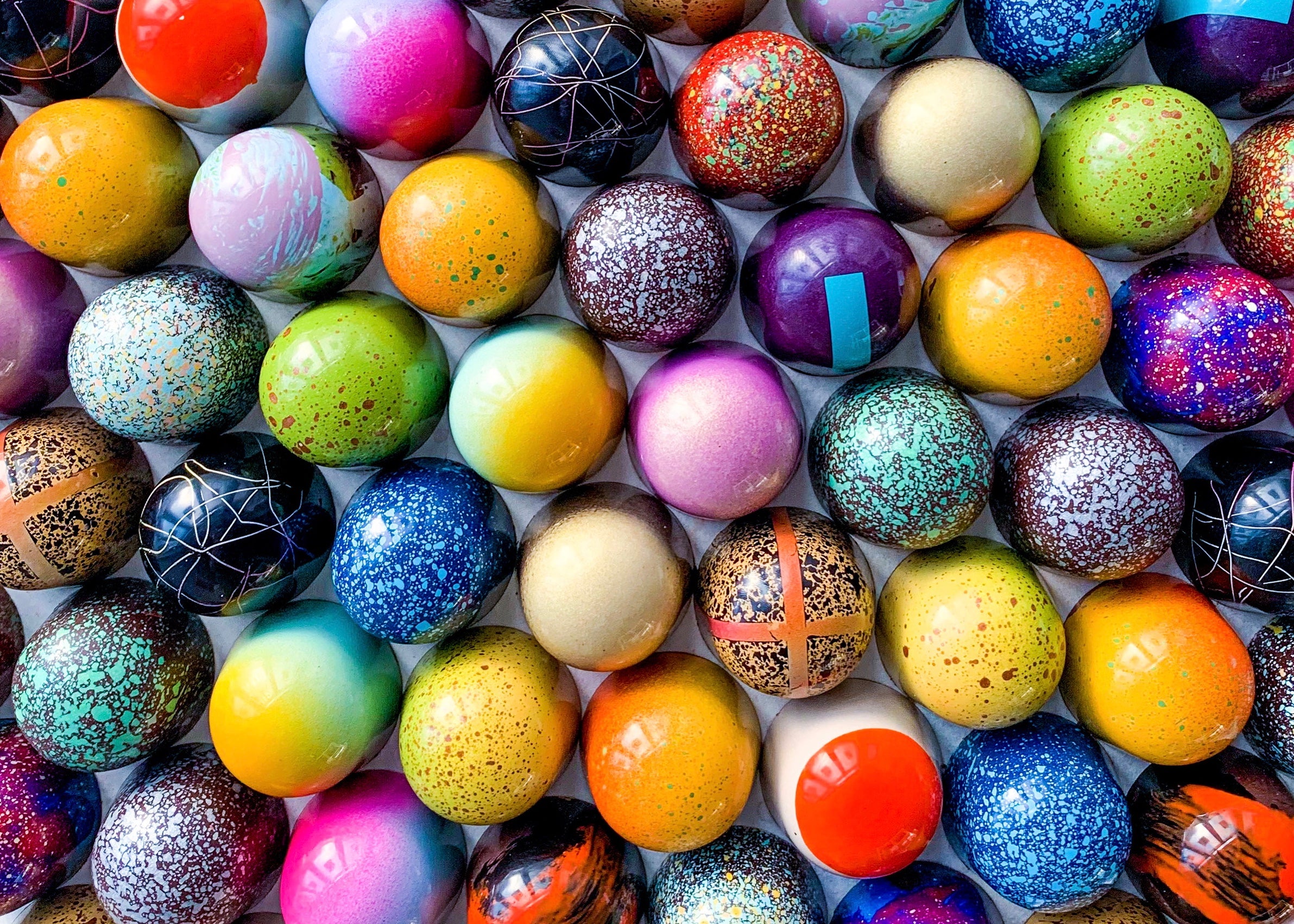 Hand-painted chocolates from Alicja Confections