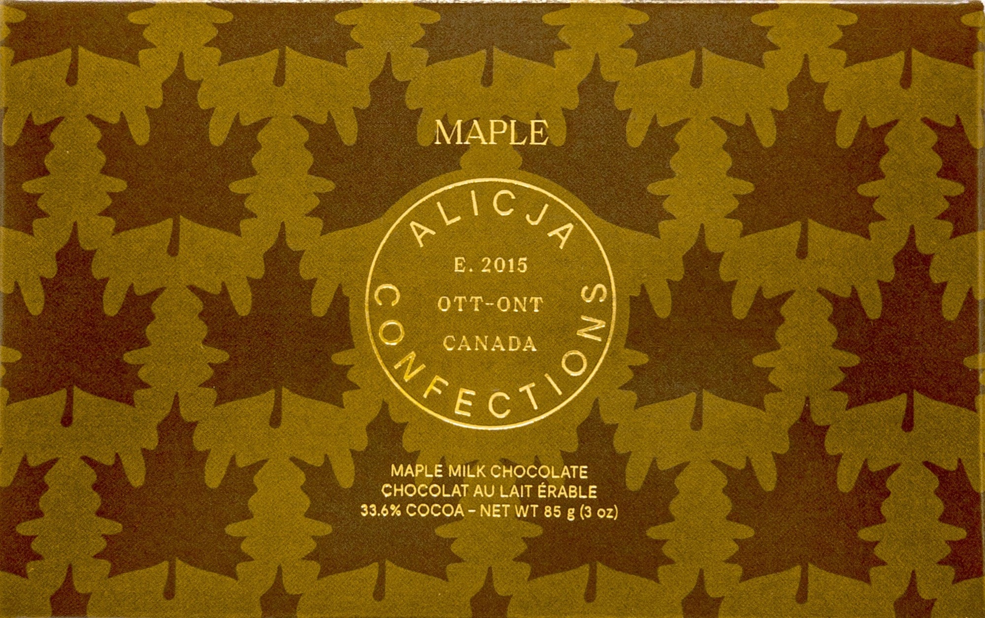 Maple • Maple 33.6% Milk Chocolate