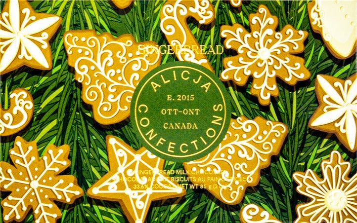 Gingerbread • Gingerbread 33.6% Milk Chocolate