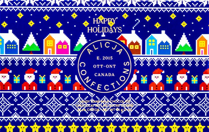Happy Holidays • Candy Cane 33.6% Milk Chocolate