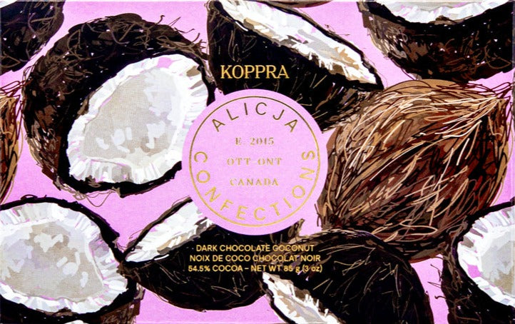 Koppra • Coconut 54.5% Dark Chocolate