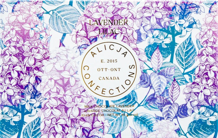 Lavender Lilac • Lavender 33.6% Milk Chocolate