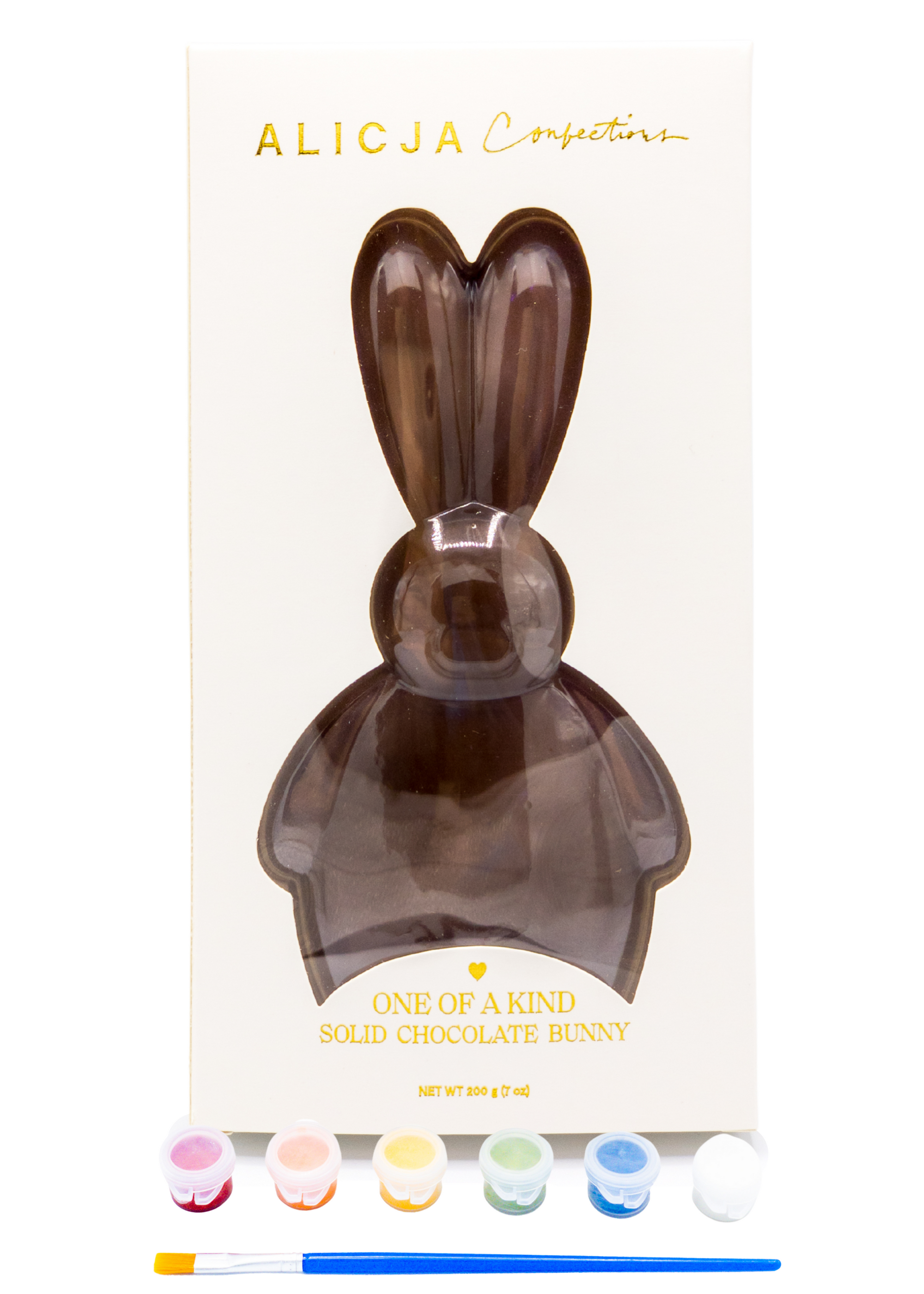 Chocolate Bunny Paint Kit • Milk Chocolate