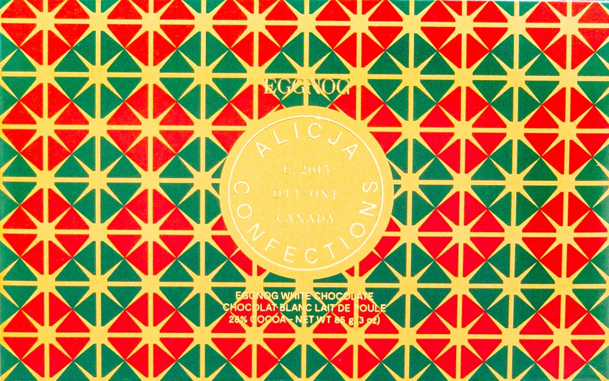Eggnog • Eggnog 28% White Chocolate